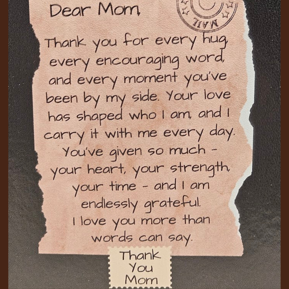 Letter to Mom – Hardcover Keepsake Journal