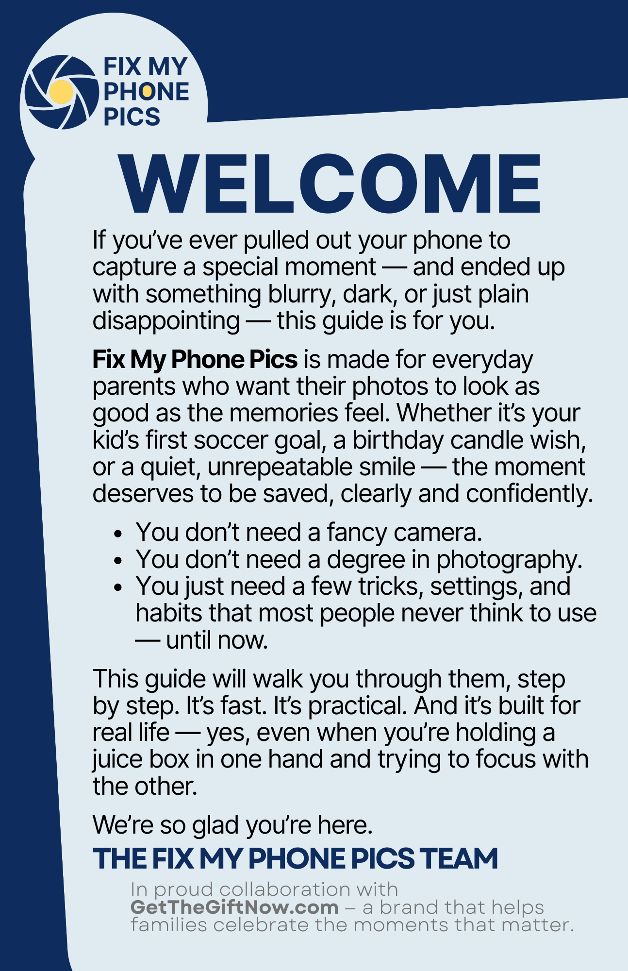 FixMyPhonePics - Complete Guide to Your Phone Camera