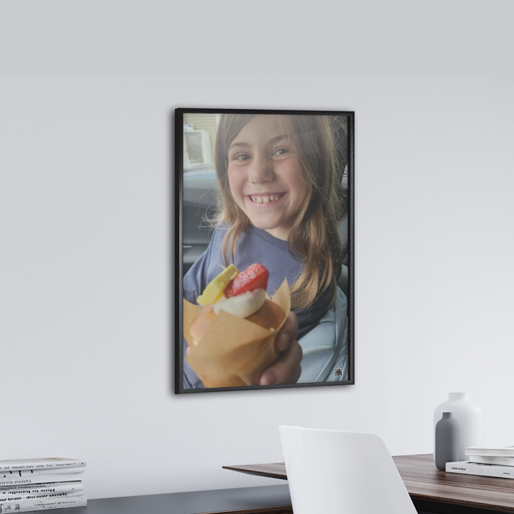 Framed Print with Audio 8x10"