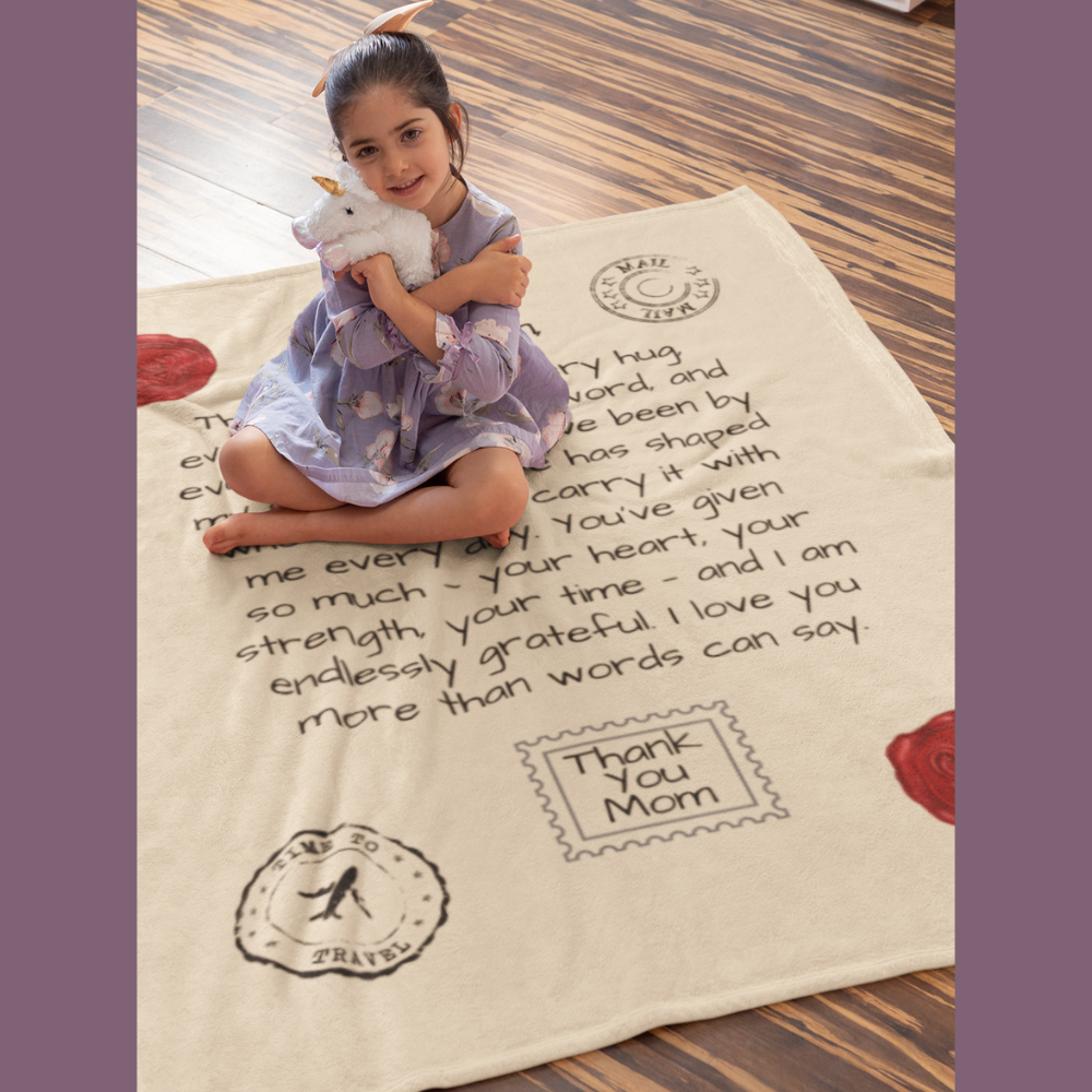 Letter to Mom Blanket – Classic Red Seal Edition (Standard)
