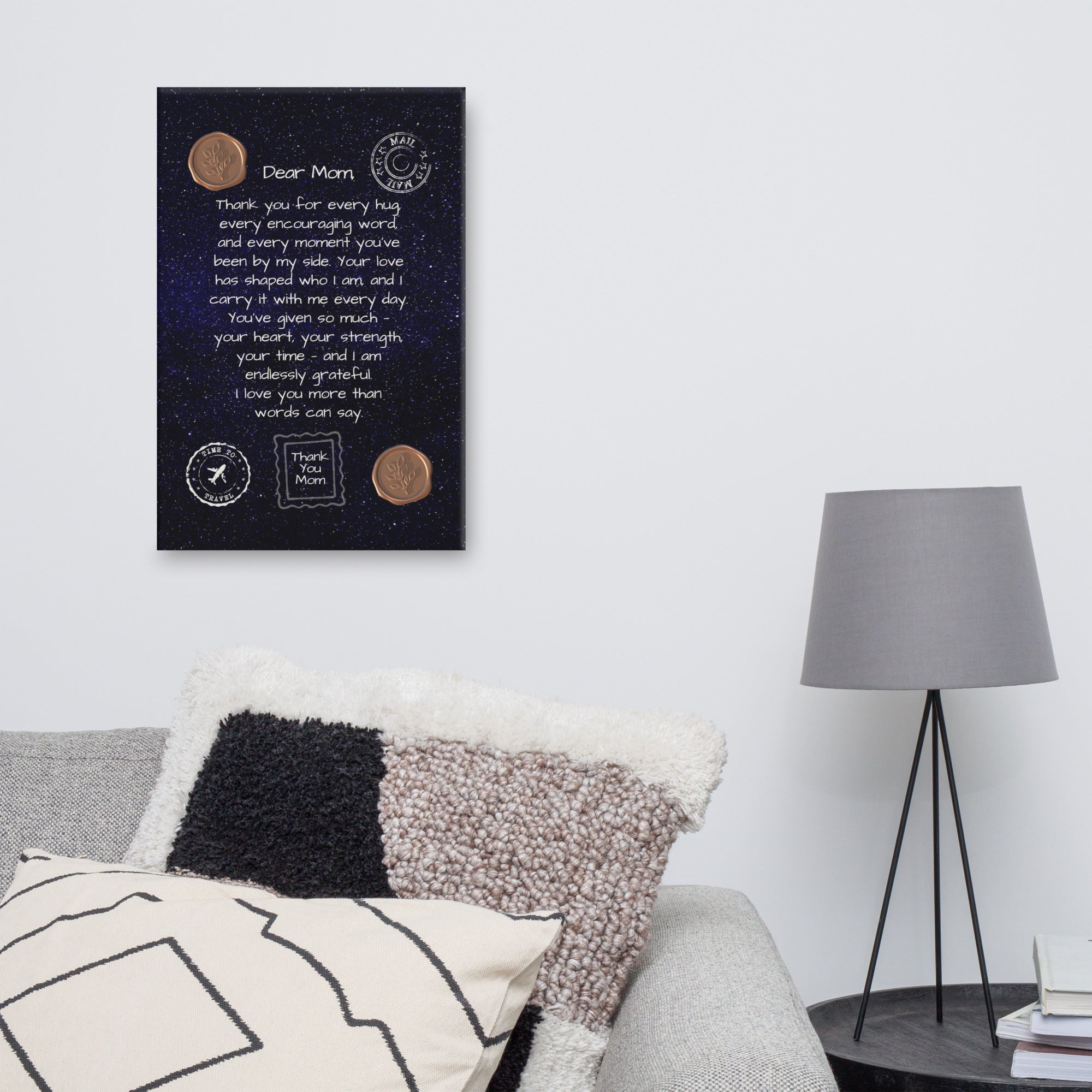 Letter to Mom – Midnight Sky Canvas Edition