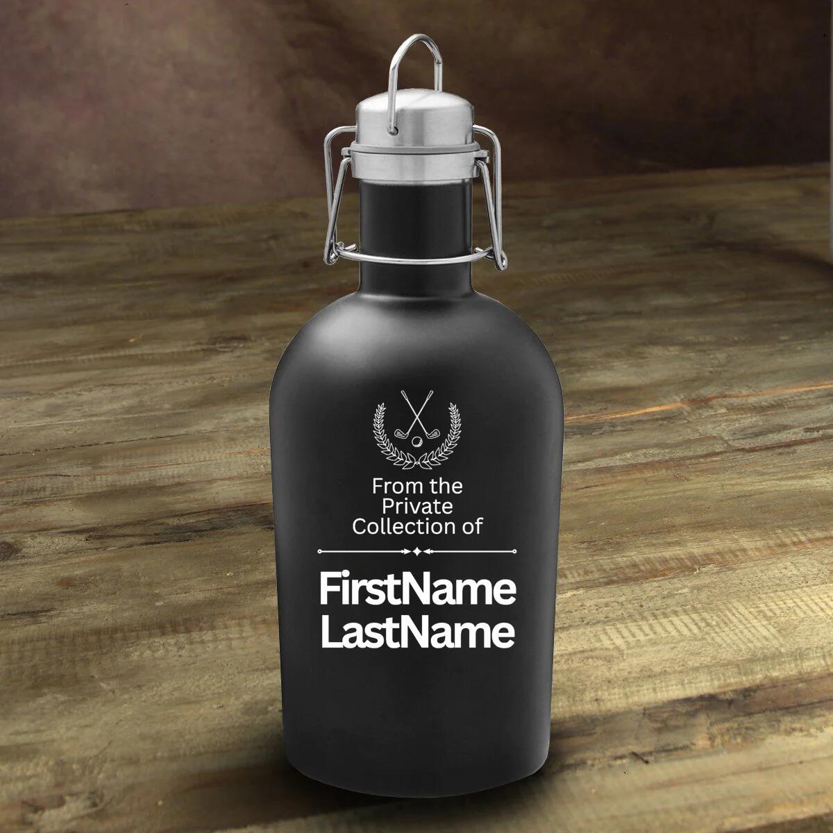 Personalized Golf Growler — "From the Private Collection of…"