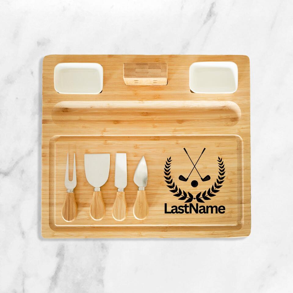 Personalized Golf Charcuterie Board