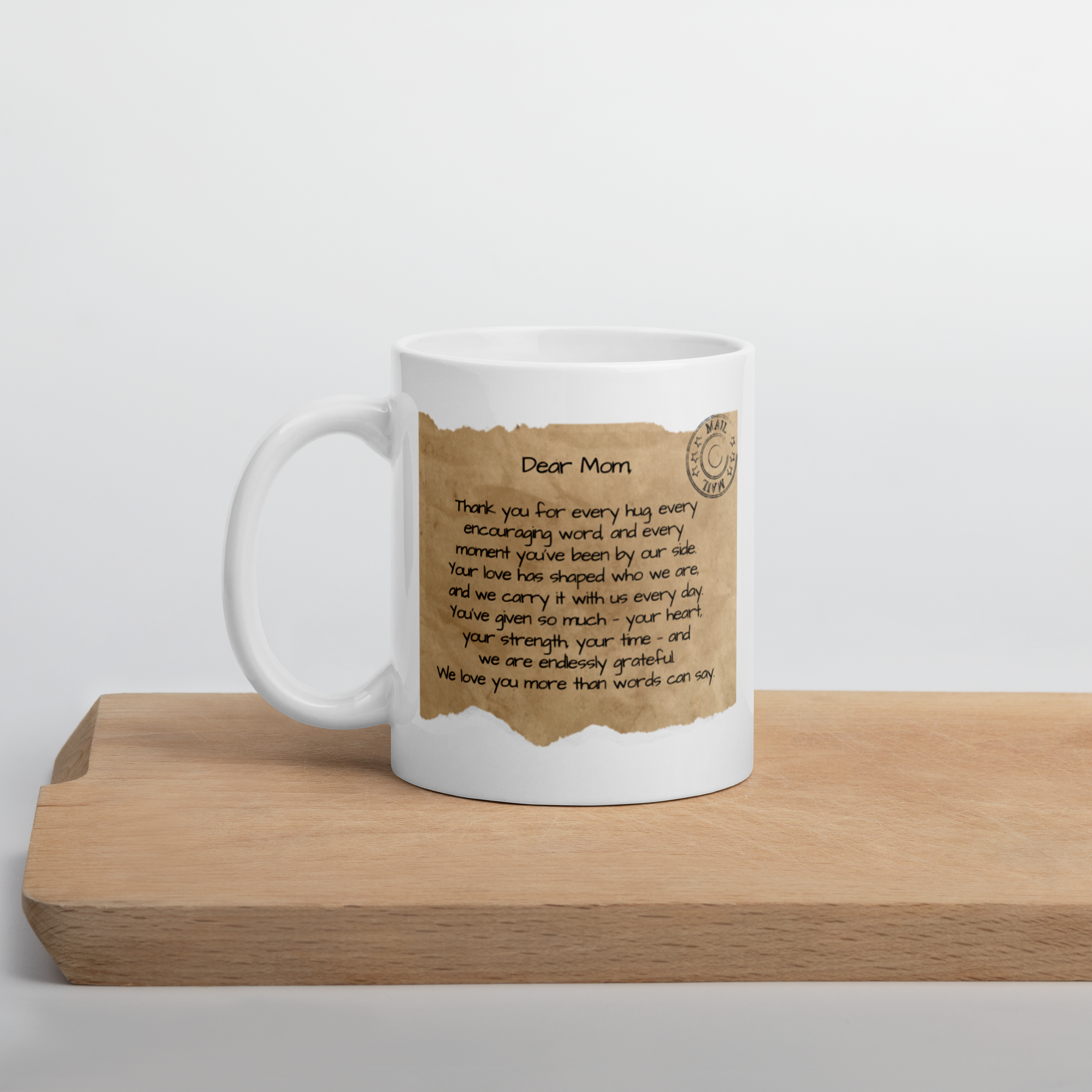 Letter to Mom – Keepsake Mug - From "us" Edition