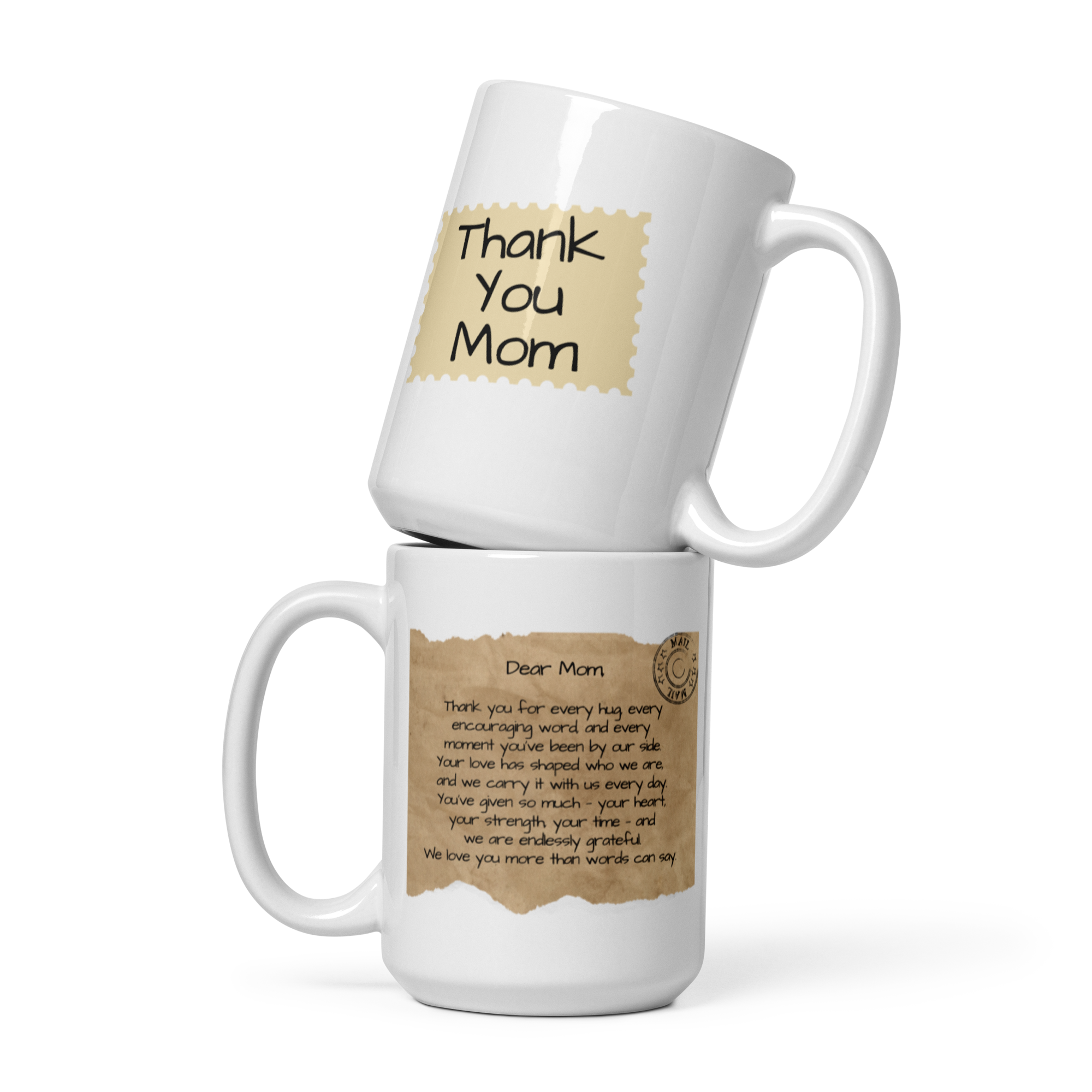 Letter to Mom – Keepsake Mug - From "us" Edition