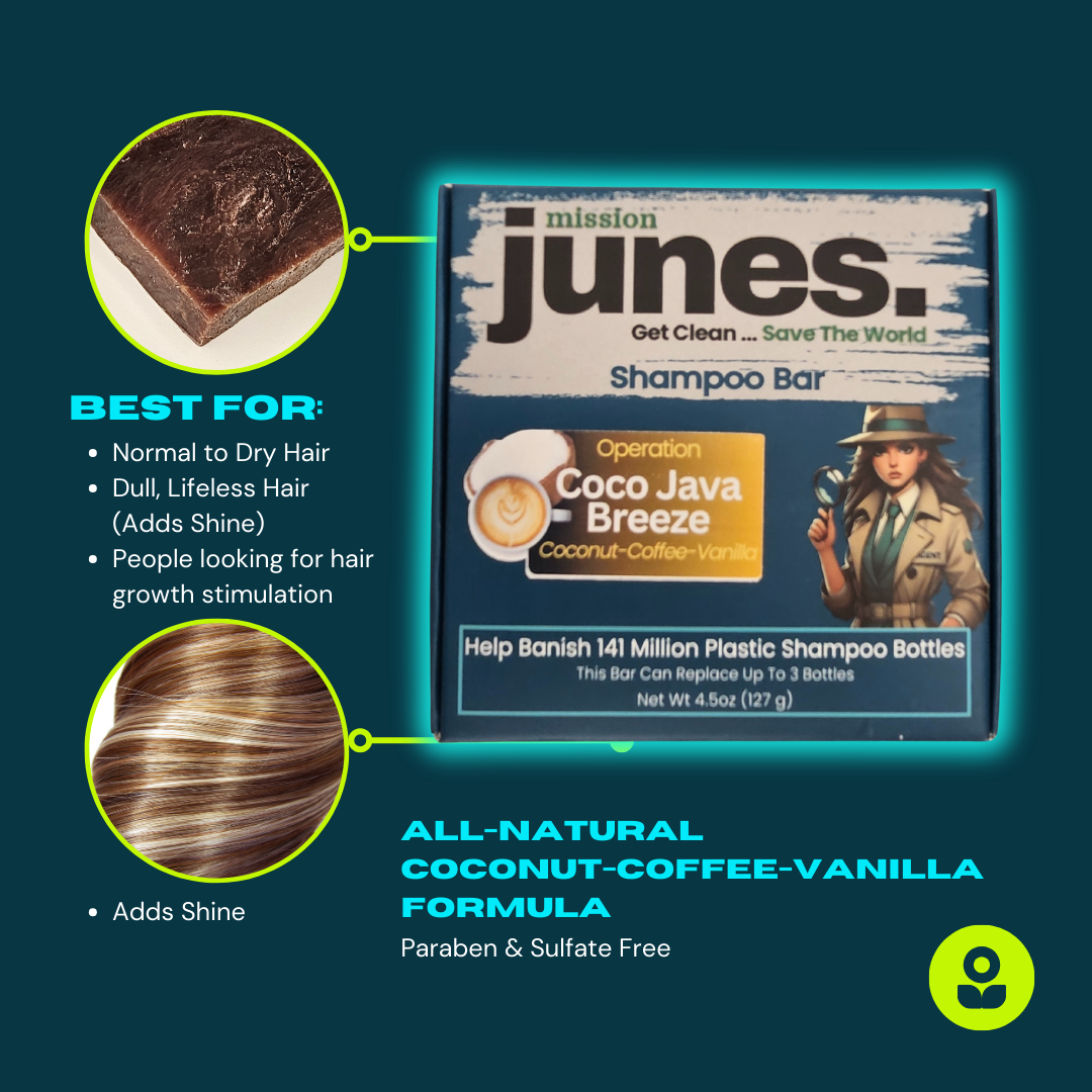 Coco Java Breeze Shampoo Bar – Coconut Coffee Vanilla Shampoo Bar