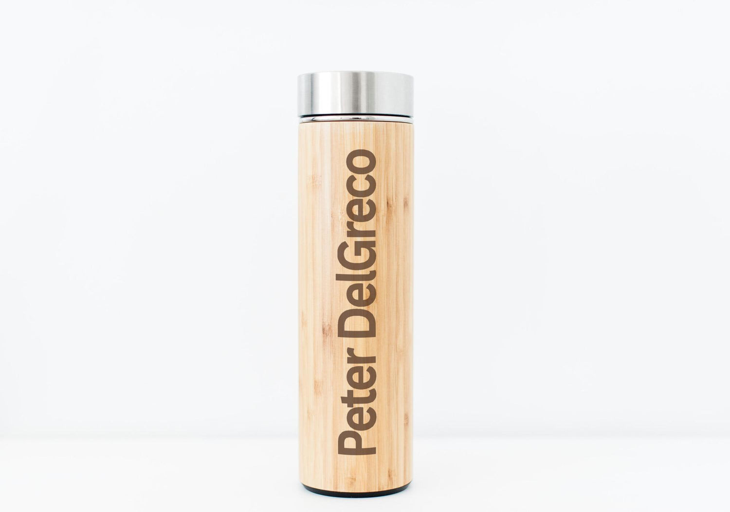 Personalized Bamboo Water Bottle