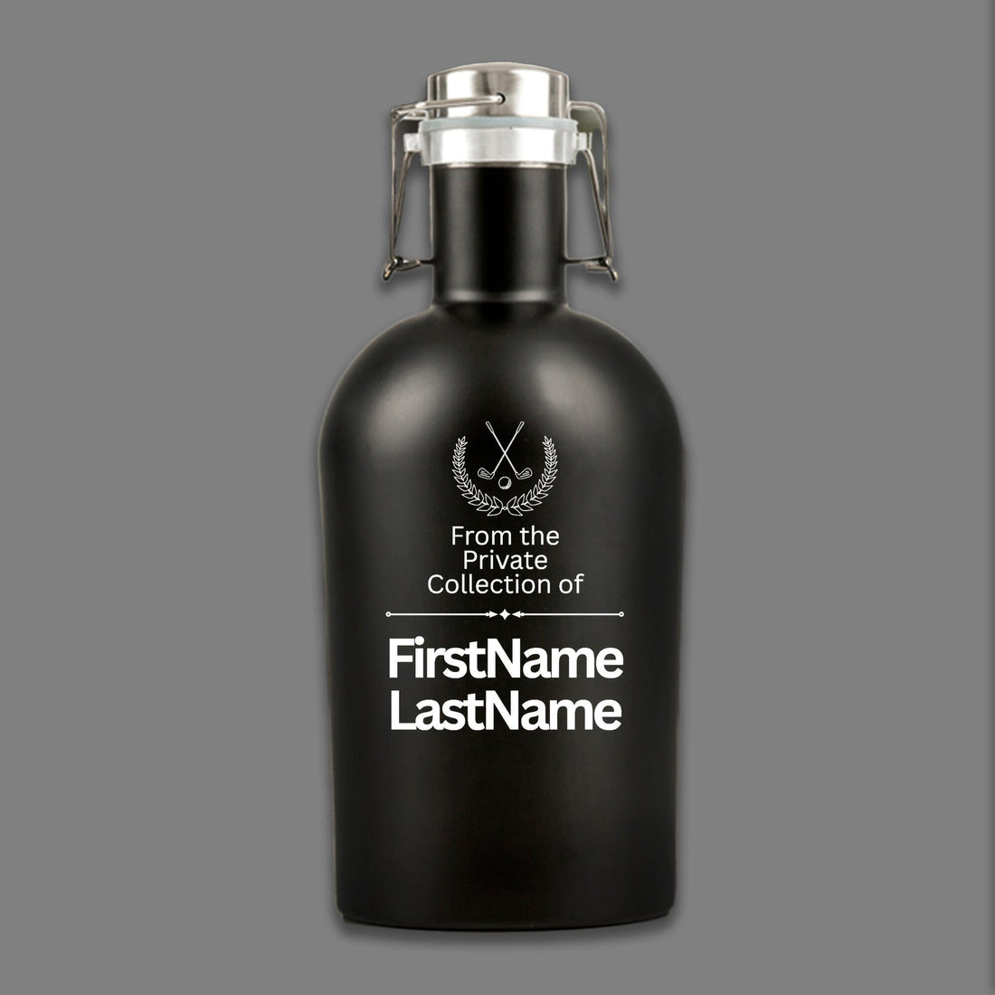 Personalized Golf Growler — "From the Private Collection of…"