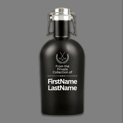 Personalized Golf Growler — "From the Private Collection of…"
