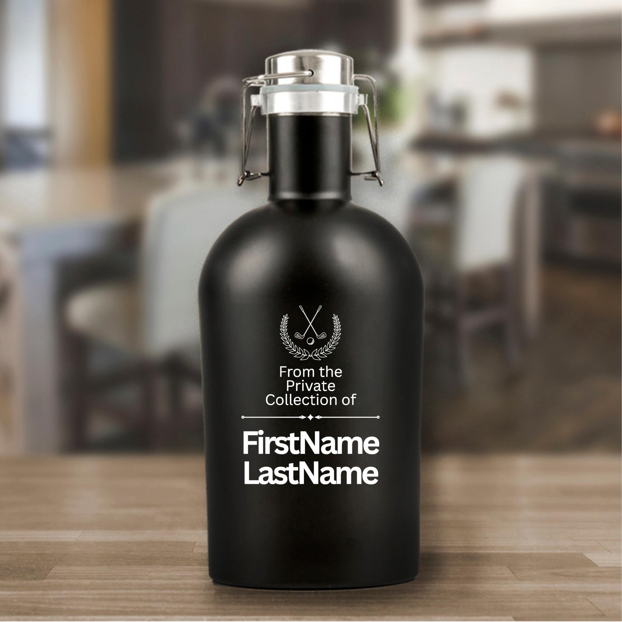 Personalized Golf Growler — "From the Private Collection of…"