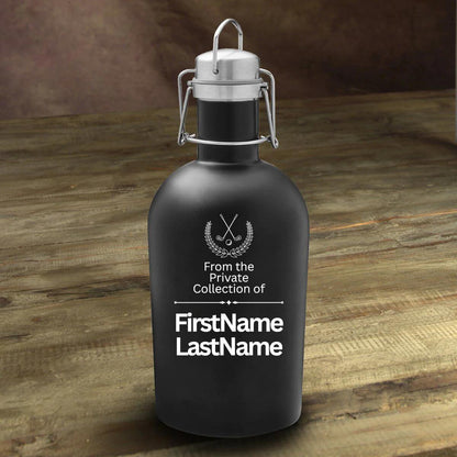 Personalized Golf Growler — "From the Private Collection of…"