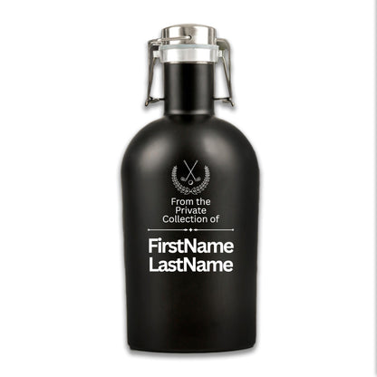 Personalized Golf Growler — "From the Private Collection of…"