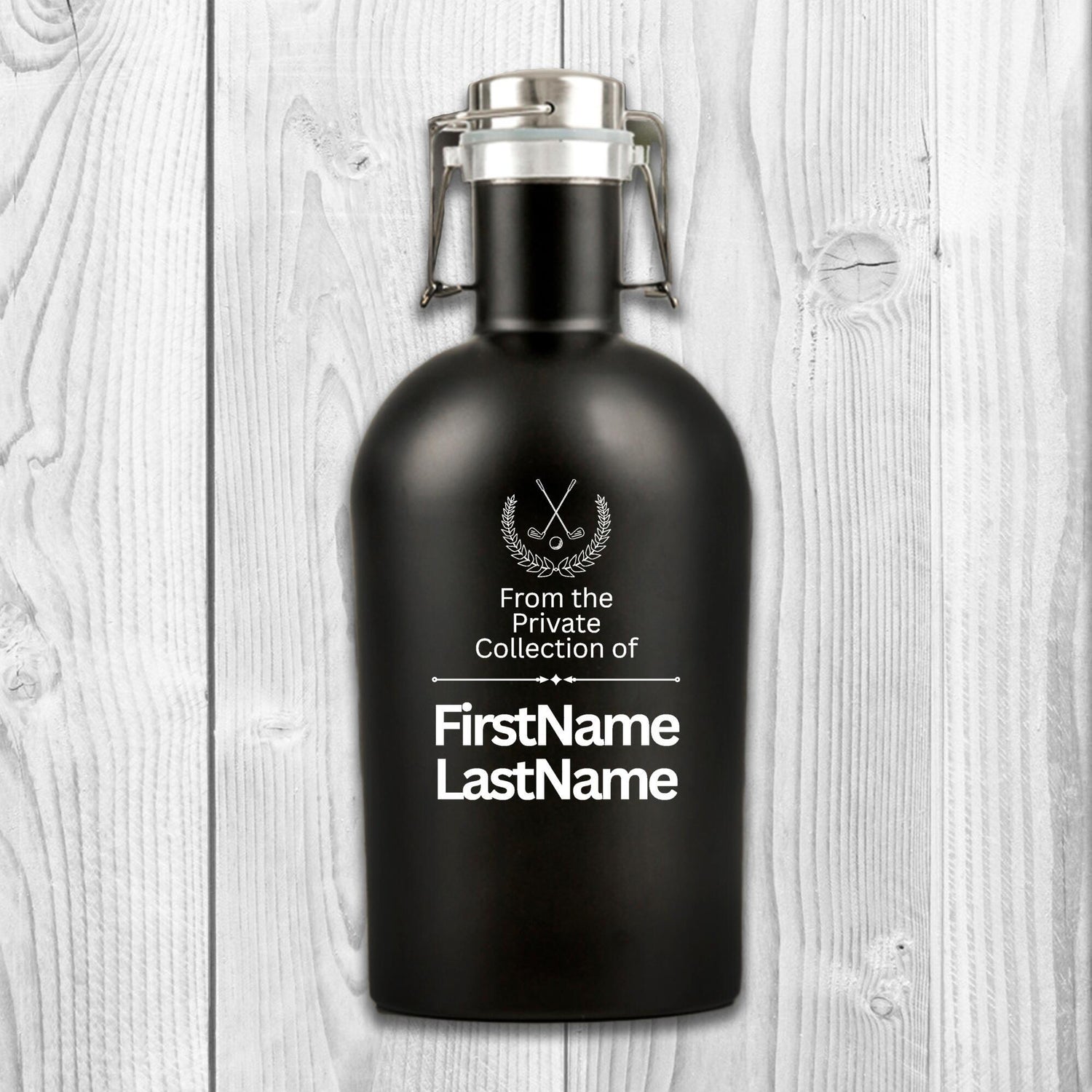 Personalized Golf Growler — "From the Private Collection of…"