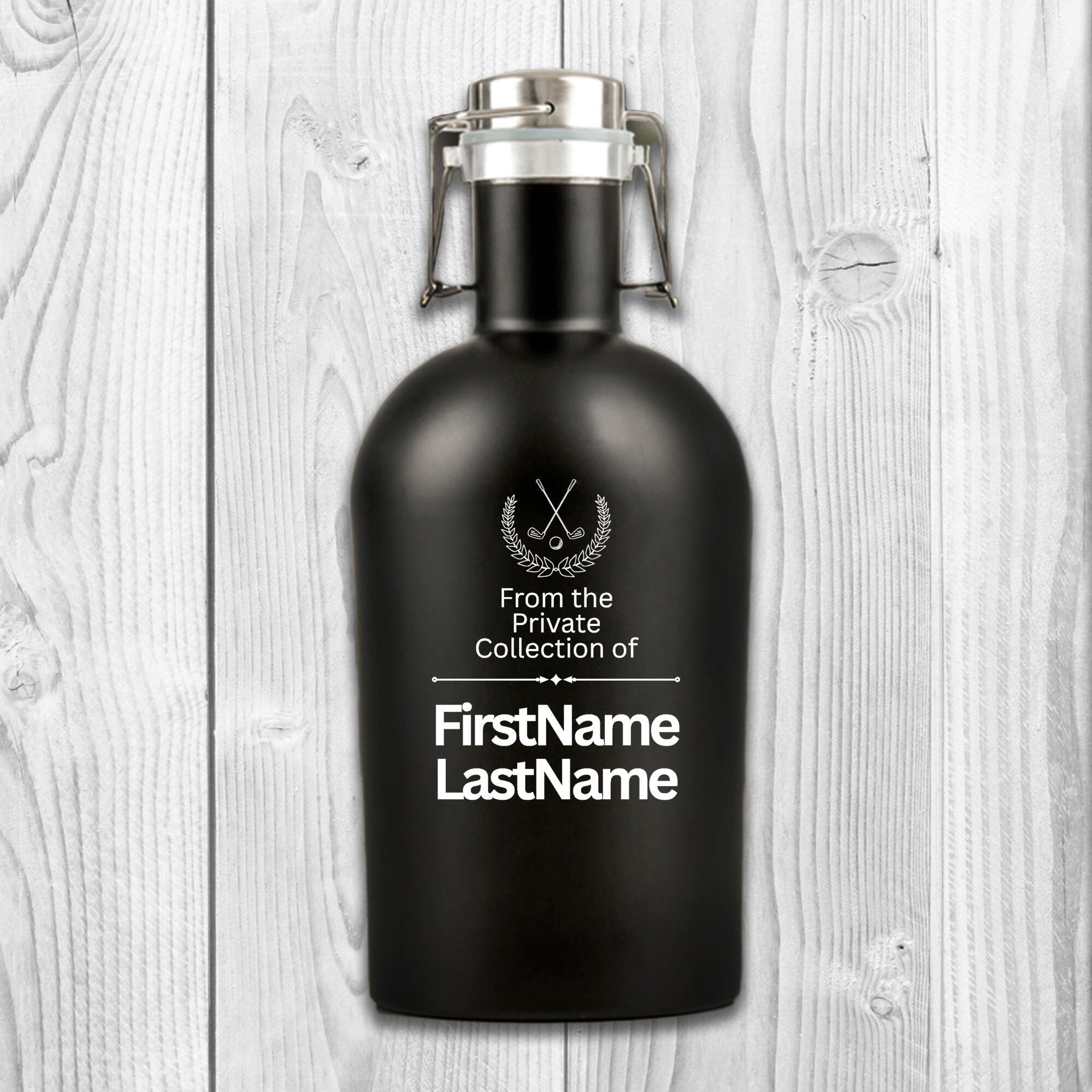 Personalized Golf Growler — "From the Private Collection of…"