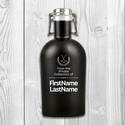 Personalized Golf Growler — "From the Private Collection of…"