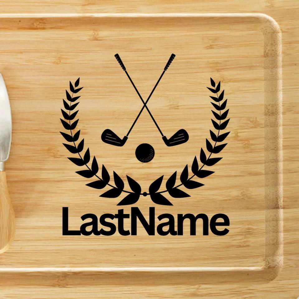 Personalized Golf Charcuterie Board