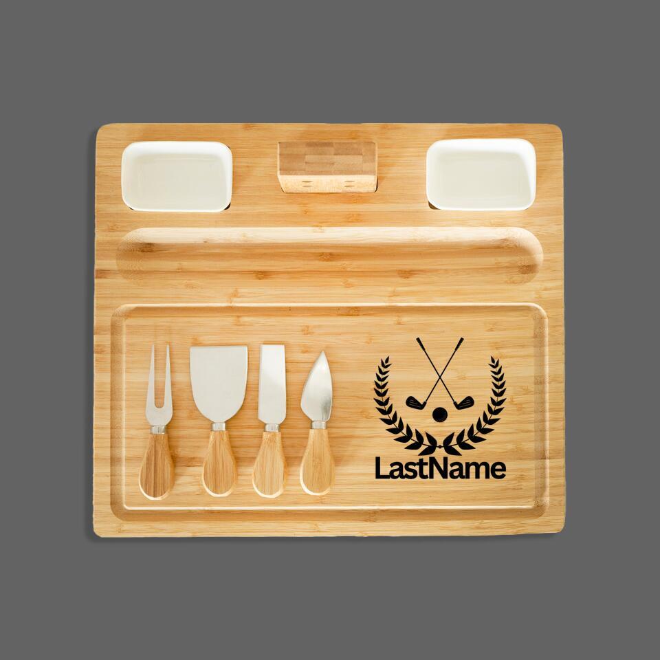 Personalized Golf Charcuterie Board