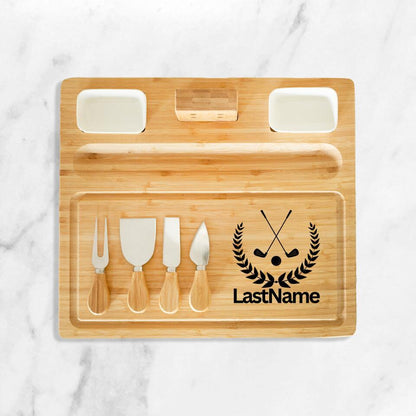 Personalized Golf Charcuterie Board