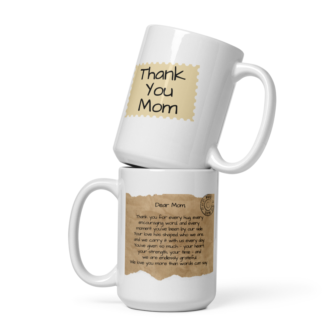 Letter to Mom – Keepsake Mug - From &quot;us&quot; Edition