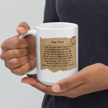 Letter to Mom – Keepsake Mug - From &quot;us&quot; Edition