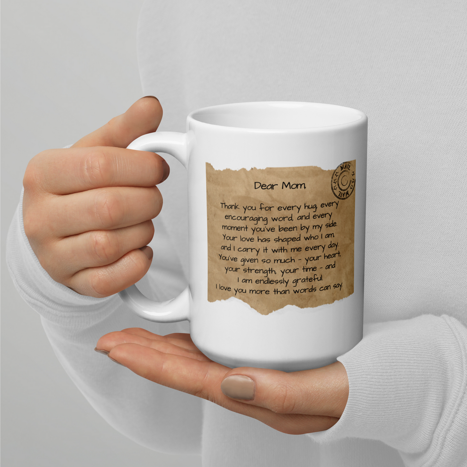 Letter to Mom – Keepsake Mug “From &quot;me&quot; Edition”
